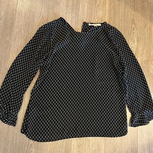 Black and White Loft Blouse